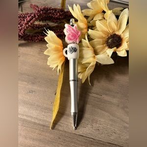 Breast Cancer Awareness Mama Needs Coffee Pen